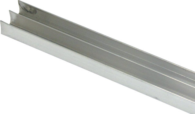 Display Fittings Aluminium “w” Channel Hardware Item Aluminum Premium Hardware for Door Cabinet Window Furniture and Interior Use